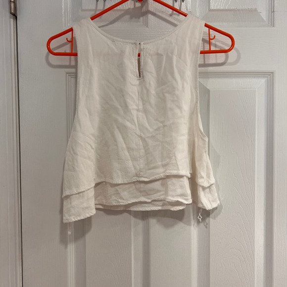 Altard State White Layered Cropped Tank Top - Picture 2 of 7